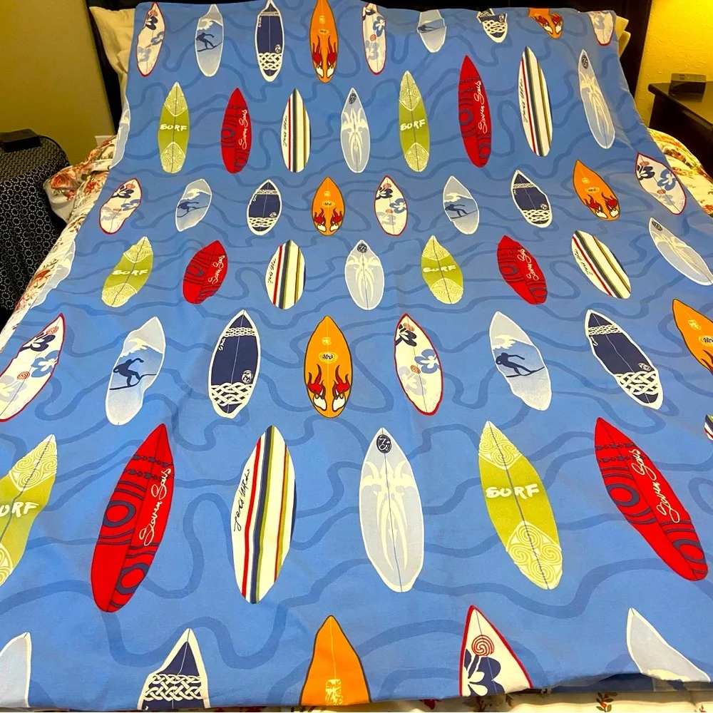 Surfboard Twin Duvet Cover